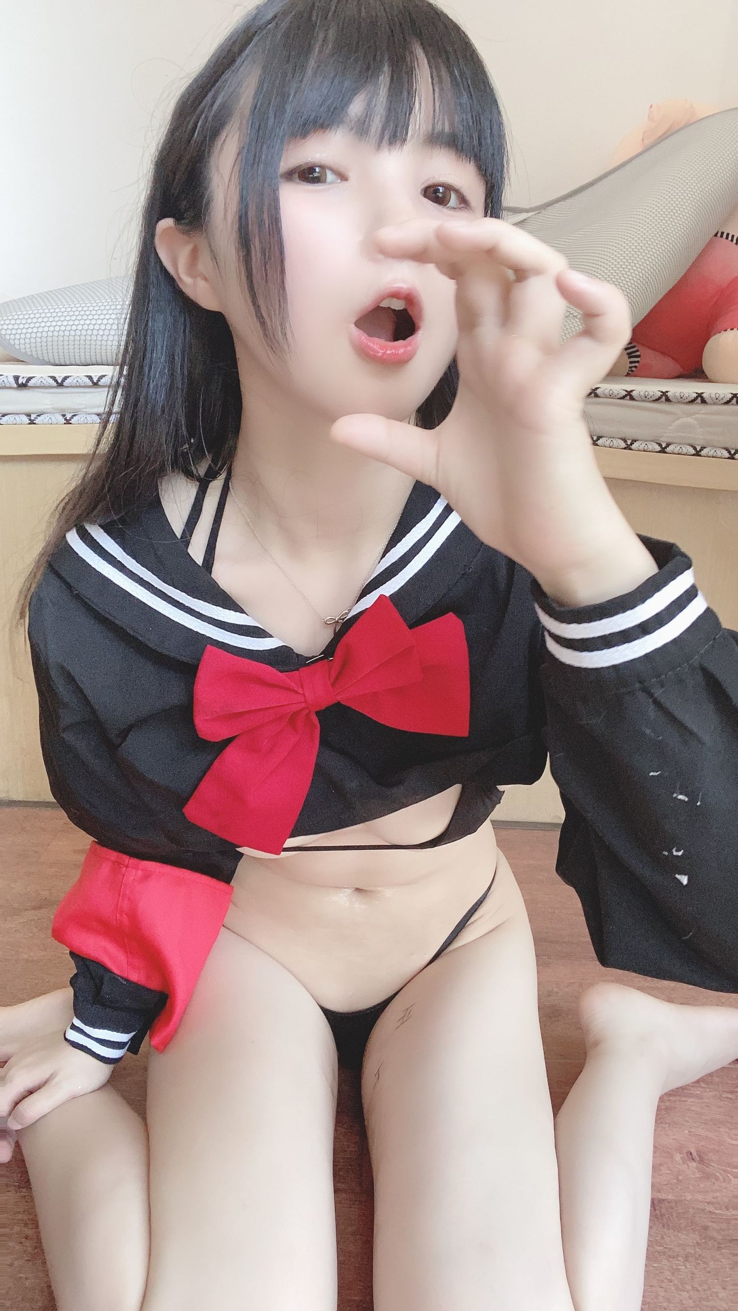[网红COSER]桜井宁宁黑色JK插图7